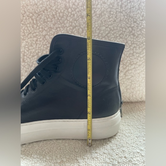 Woman by Common Projects Black Tournament Super High Sneakers - Picture 10 of 10